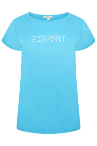 Esprit Ladies T-Shirt Pattern 12 Blue RRP £30