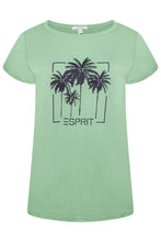 Load image into Gallery viewer, Esprit Ladies T-Shirt Pattern 7 Green RRP £30
