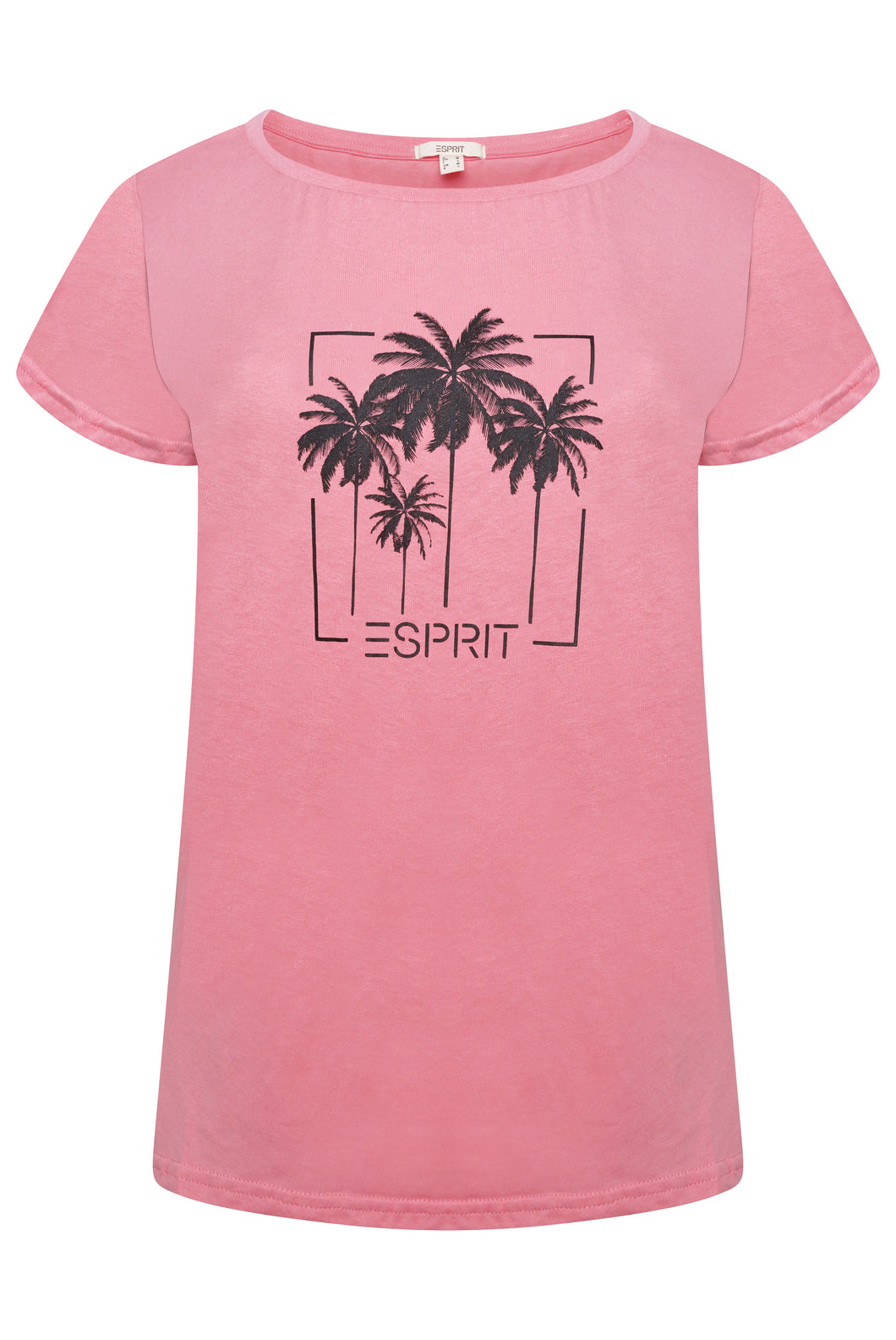 Esprit Ladies T-Shirt Pattern 6 Pink RRP £30