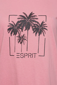 Esprit Ladies T-Shirt Pattern 6 Pink RRP £30