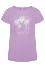 Load image into Gallery viewer, Esprit Ladies T-Shirt Pattern 8 Purple RRP £30
