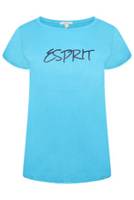 Load image into Gallery viewer, Esprit Ladies T-Shirt Pattern 4 Blue RRP £30
