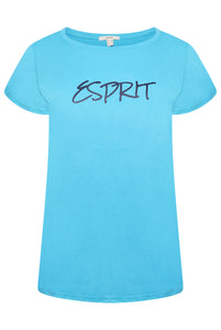 Esprit Ladies T-Shirt Pattern 4 Blue RRP £30