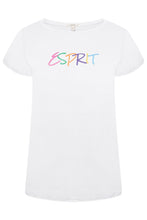 Load image into Gallery viewer, Esprit Ladies T-Shirt Pattern 1 White RRP £30
