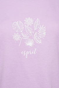 Esprit Ladies T-Shirt Pattern 15 Purple RRP £30