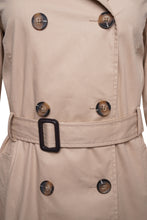 Load image into Gallery viewer, Elle Tina Double Breasted Trench Coat in Stone RRP £189
