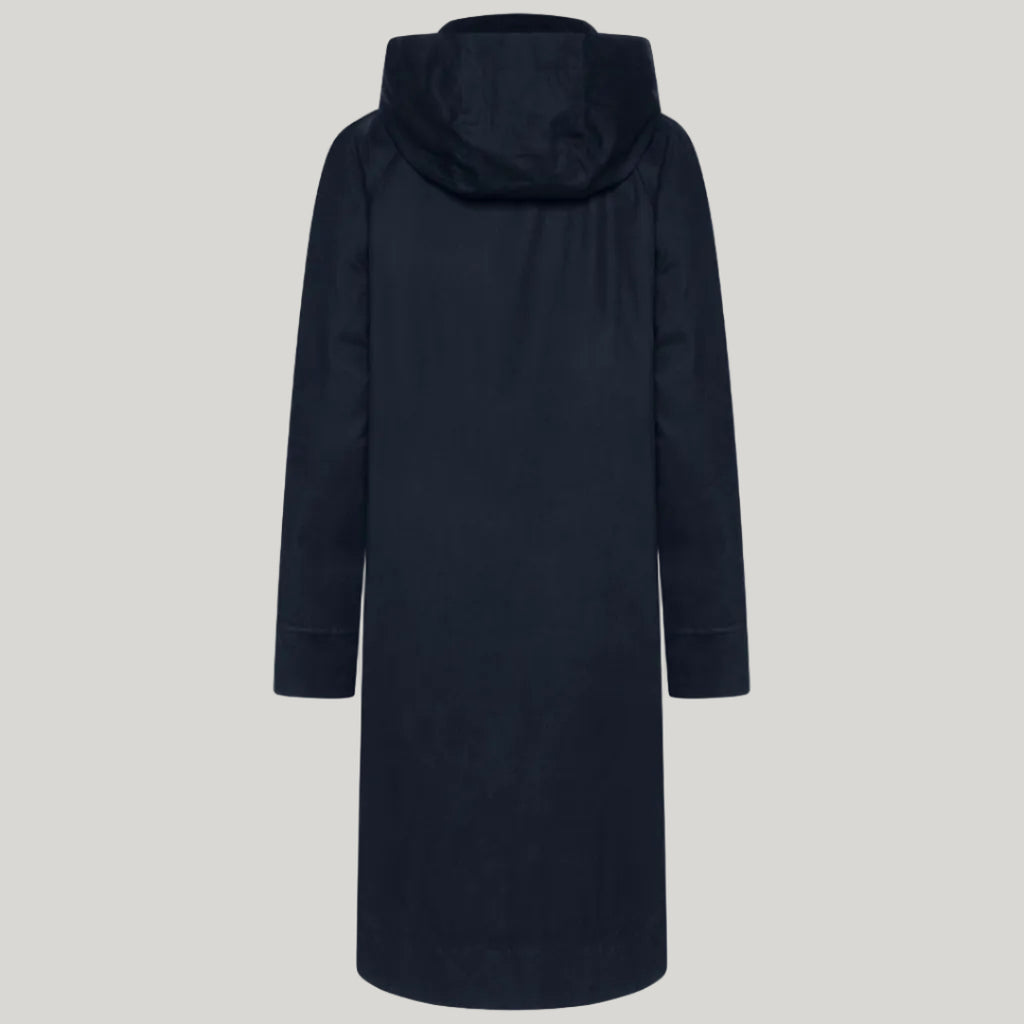 Elle Waxed Cotton Long Coat RRP £189