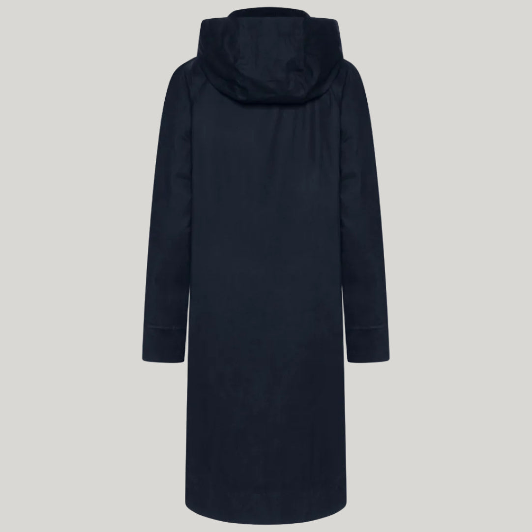 Elle Waxed Cotton Long Coat RRP £189