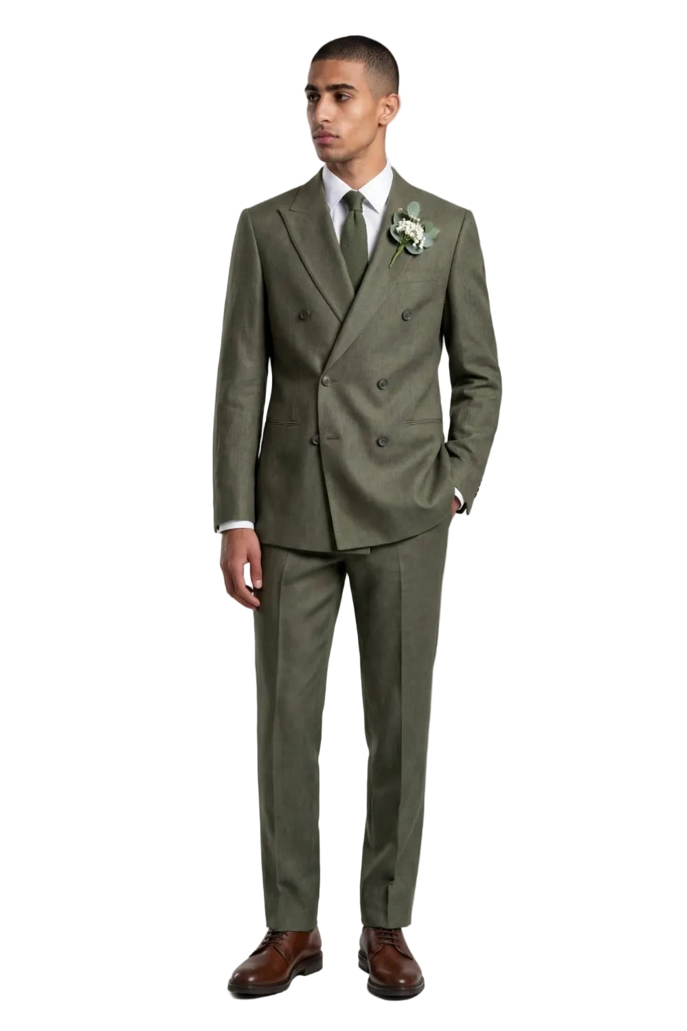 Giacomo Slim Fit Double Breasted Suit Jacket RRP £185