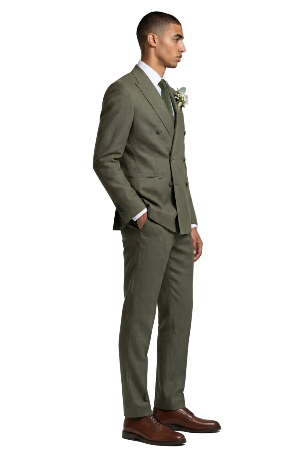 Giacomo Slim Fit Double Breasted Suit Jacket RRP £185