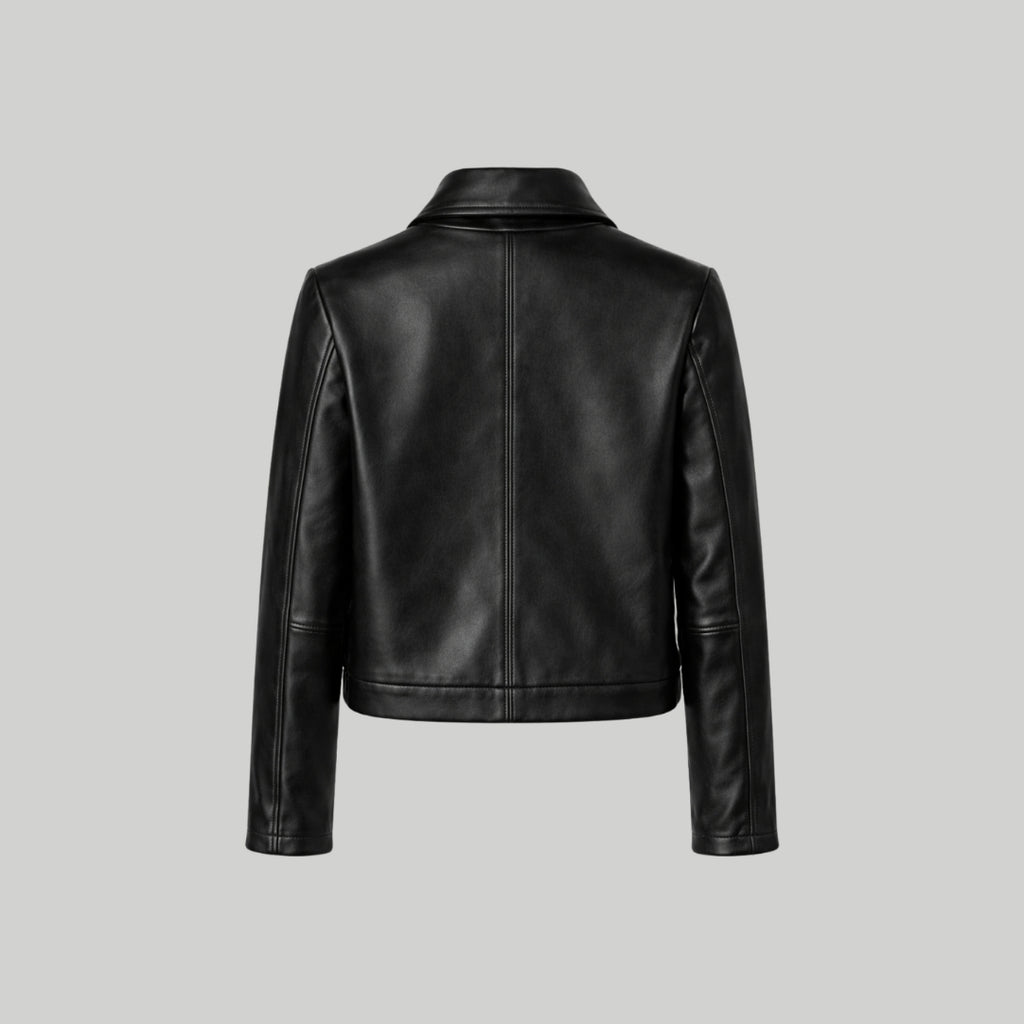 Leather jacket in Black RRP £259