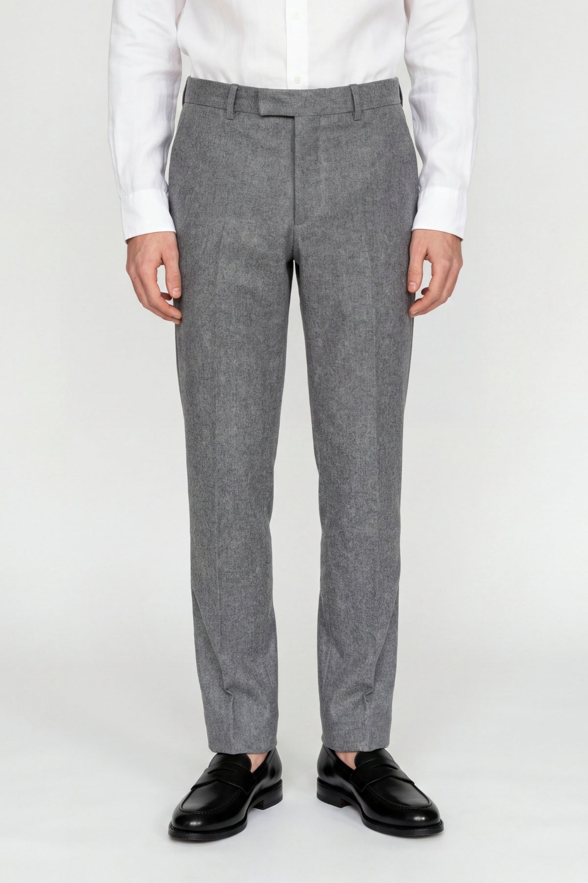Eton Wool Tweed Suit Trousers in Grey RRP £89
