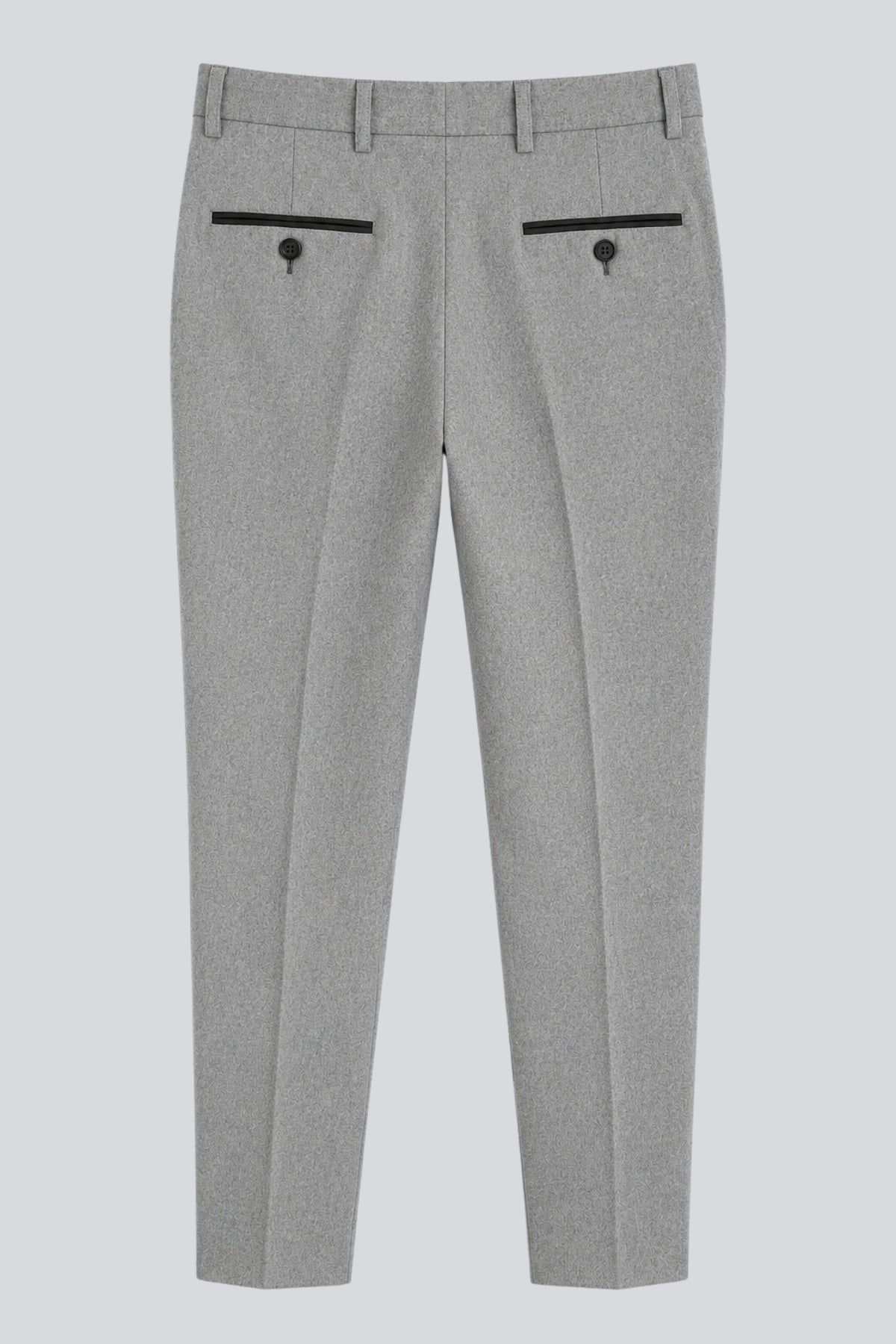 Eton Wool Tweed Suit Trousers in Grey RRP £89