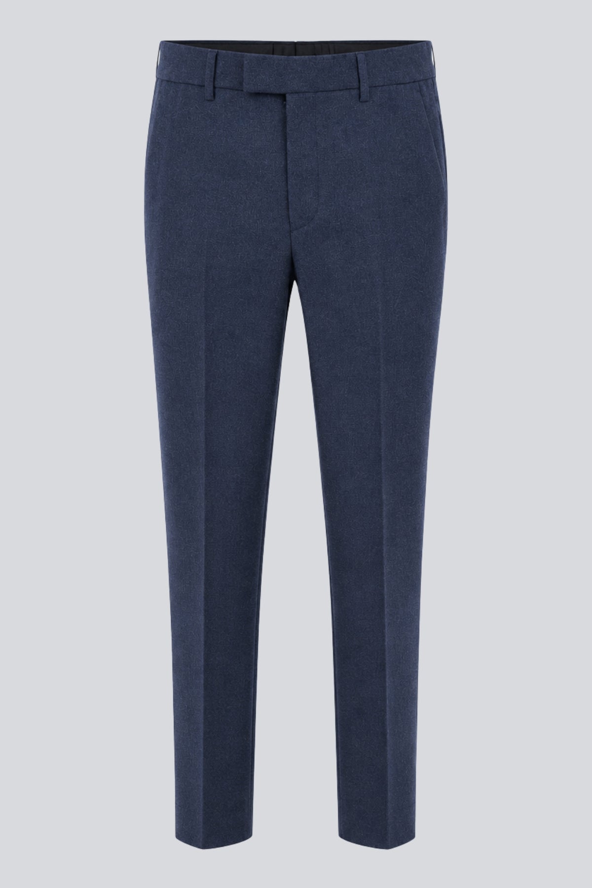 Eton Wool Tweed Suit Trousers in Navy RRP £89