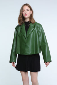 Elle Pu Jacket in Green RRP £129