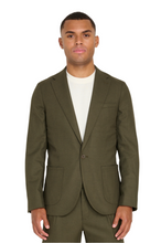 Load image into Gallery viewer, Arthur Flannel Blazer in Khaki RRP £159
