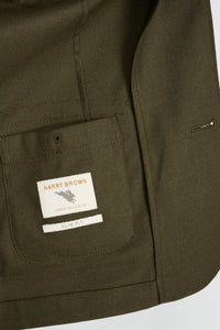 Arthur Flannel Jacket in Khaki RRP £159