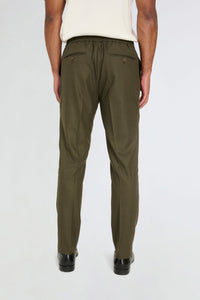 Arthur Flannel Trousers in Khaki RRP £89