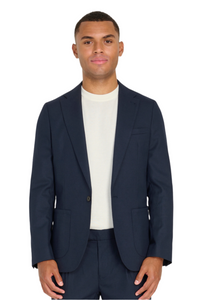 Arthur Flannel Blazer in Navy RRP £159