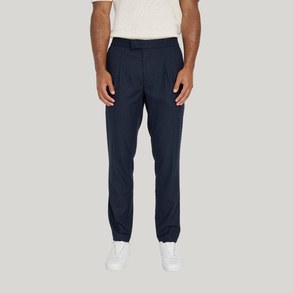 Arthur Flannel Trousers in Navy RRP £89