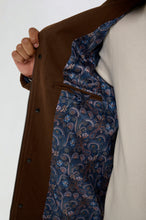 Load image into Gallery viewer, George Wool Melton Coat with Funnel Neck in Brown RRP £179
