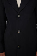 Load image into Gallery viewer, Josh Wool Melton Overcoat in Navy RRP £179
