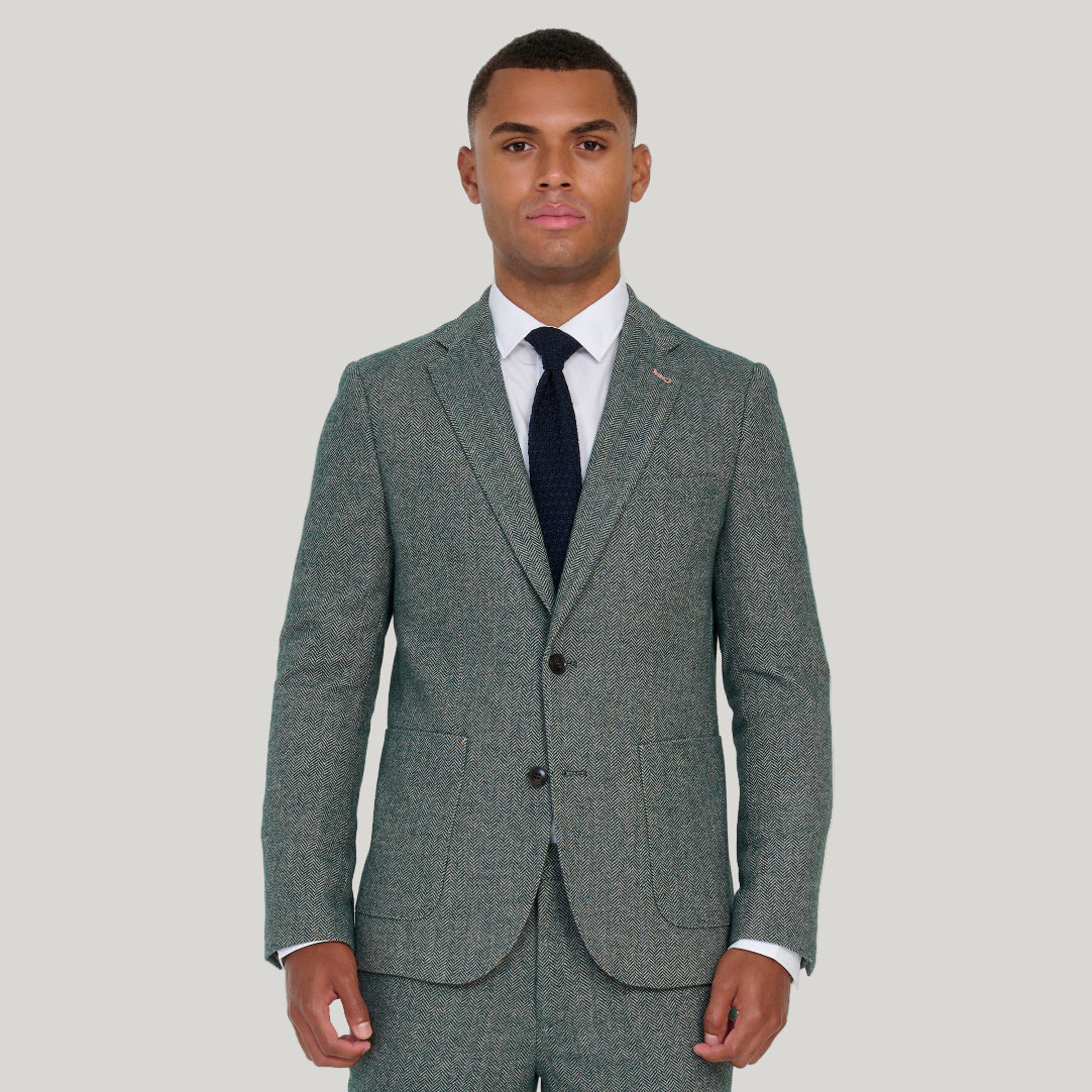 Henry Tweed Blazer in Green RRP £159