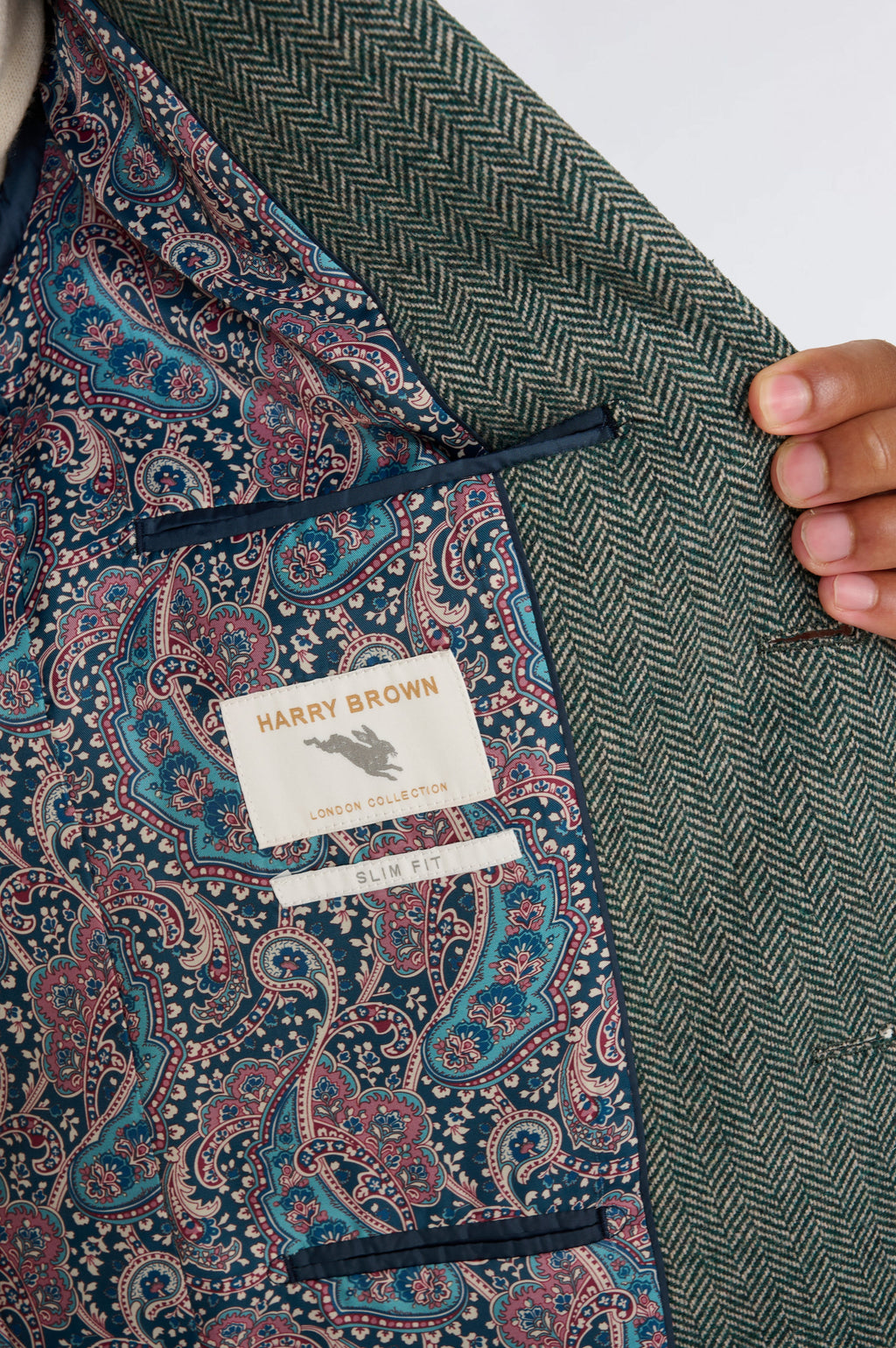 Henry Tweed Blazer in Green RRP £159