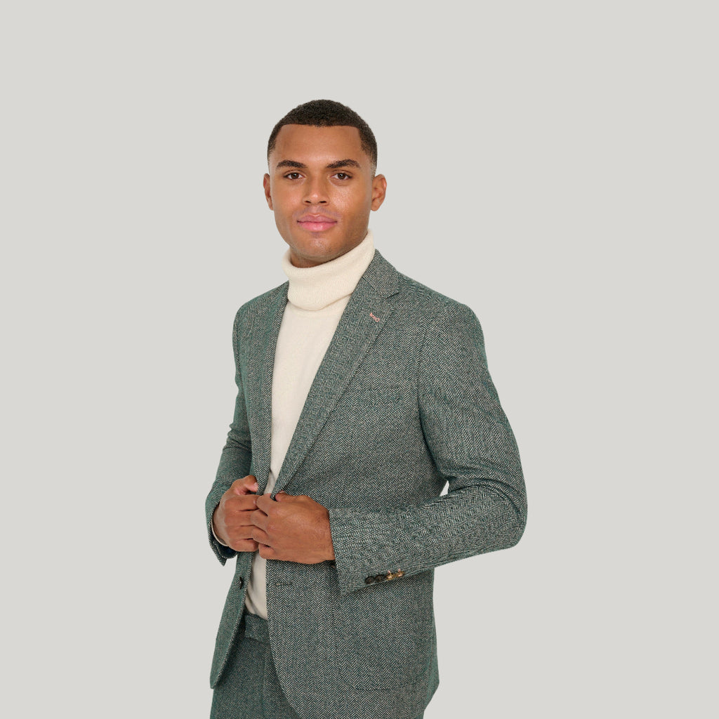 Henry Tweed Blazer in Green RRP £159