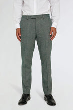 Load image into Gallery viewer, Henry Tweed Trousers in Green RRP £89
