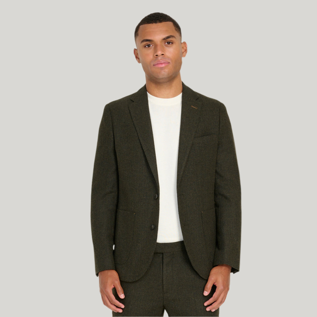 Henry Tweed Blazer in Olive RRP £159