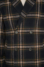 Load image into Gallery viewer, Jacob Fashion Wool Coat with Check Print RRP £179
