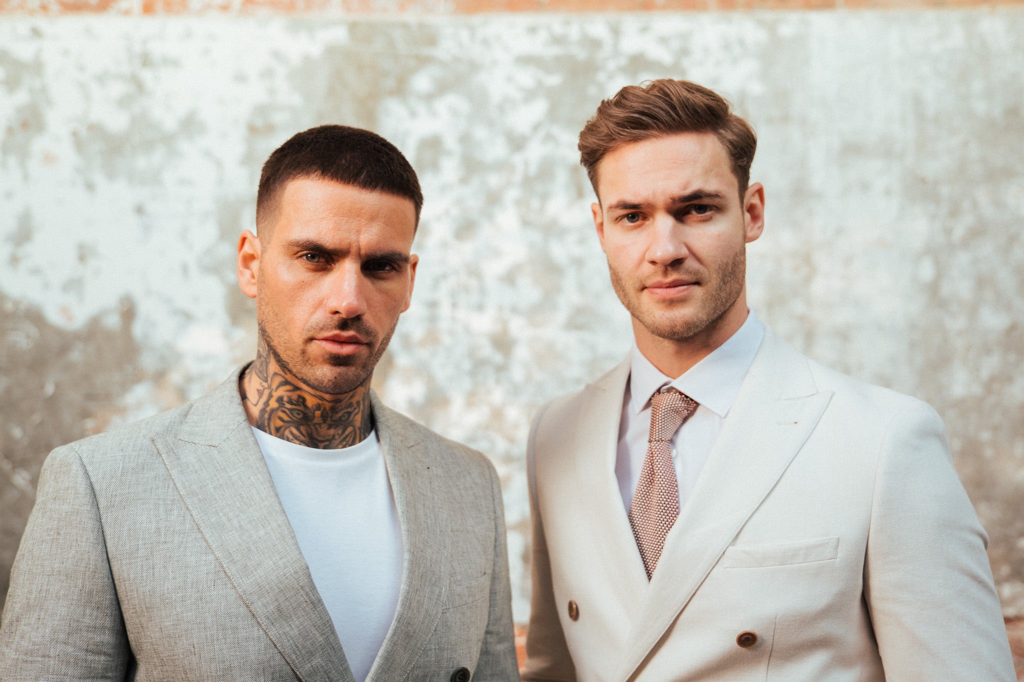 Men wearing harry brown London suits