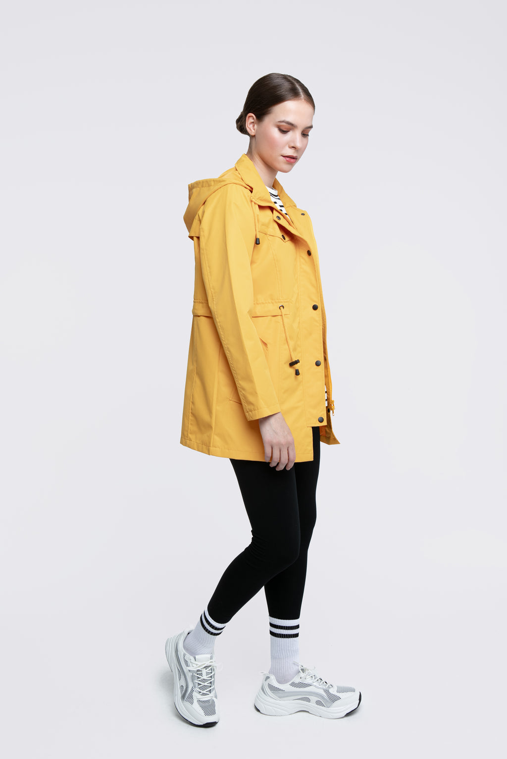 Elle Festival Short Parka in Yellow RRP £129