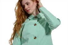 Load image into Gallery viewer, Jennifer Single Breasted Basic Mac in Mint RRP £159
