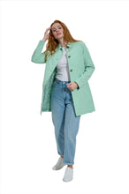 Load image into Gallery viewer, Jennifer Single Breasted Basic Mac in Mint RRP £159
