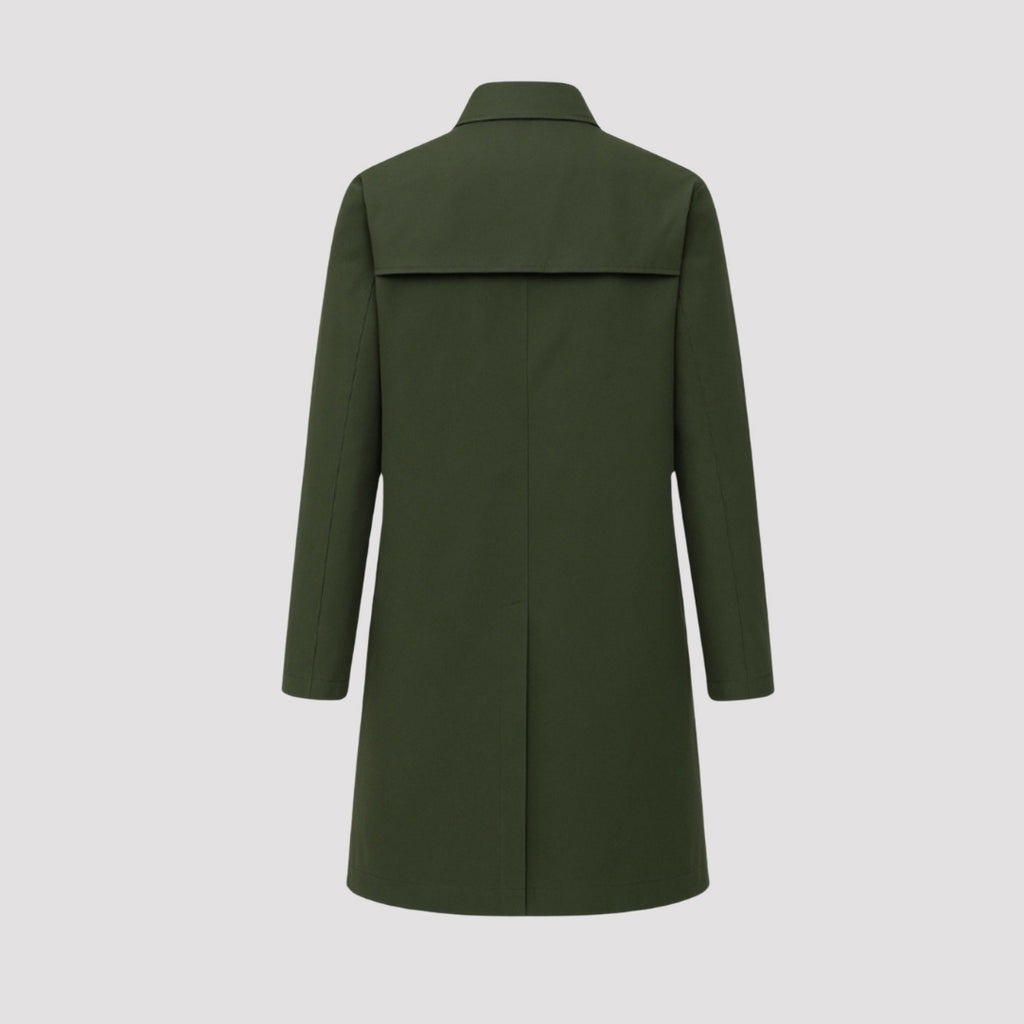 Jennifer Single Breasted Basic Mac in Green RRP £159