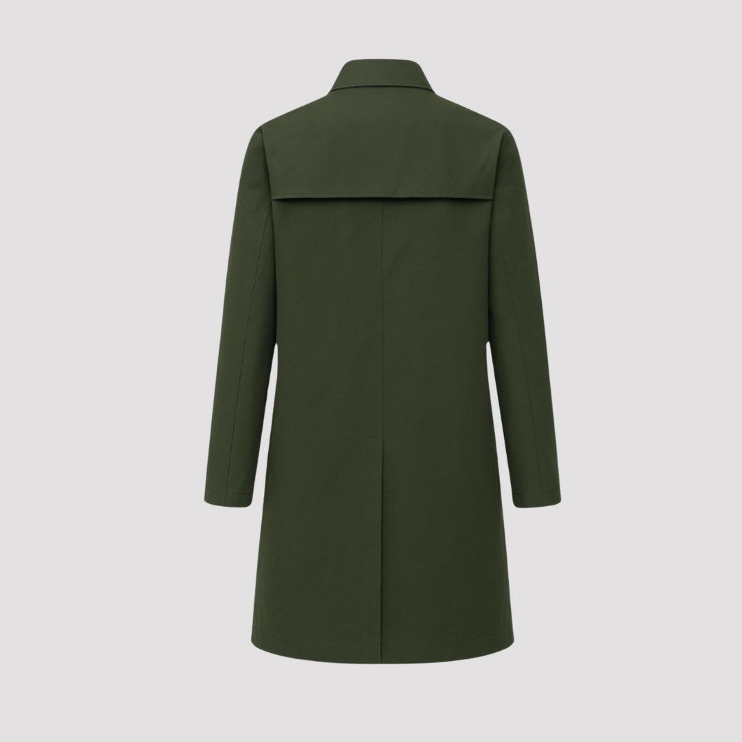 Jennifer Single Breasted Basic Mac in Green RRP £159