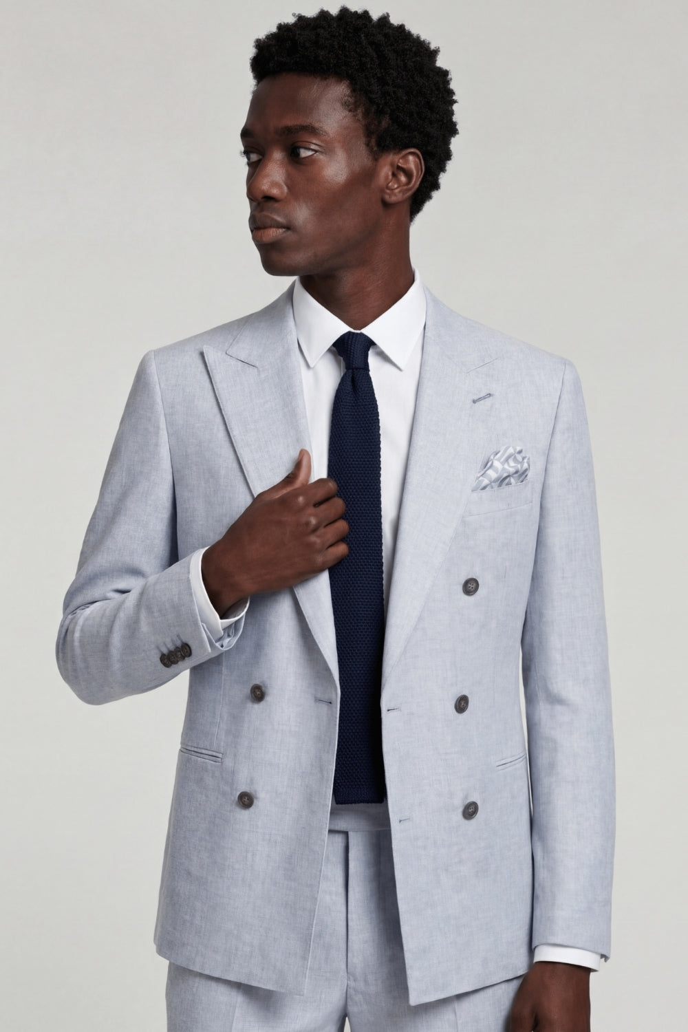 Giacomo Slim Fit Double Breasted Suit Jacket RRP £185