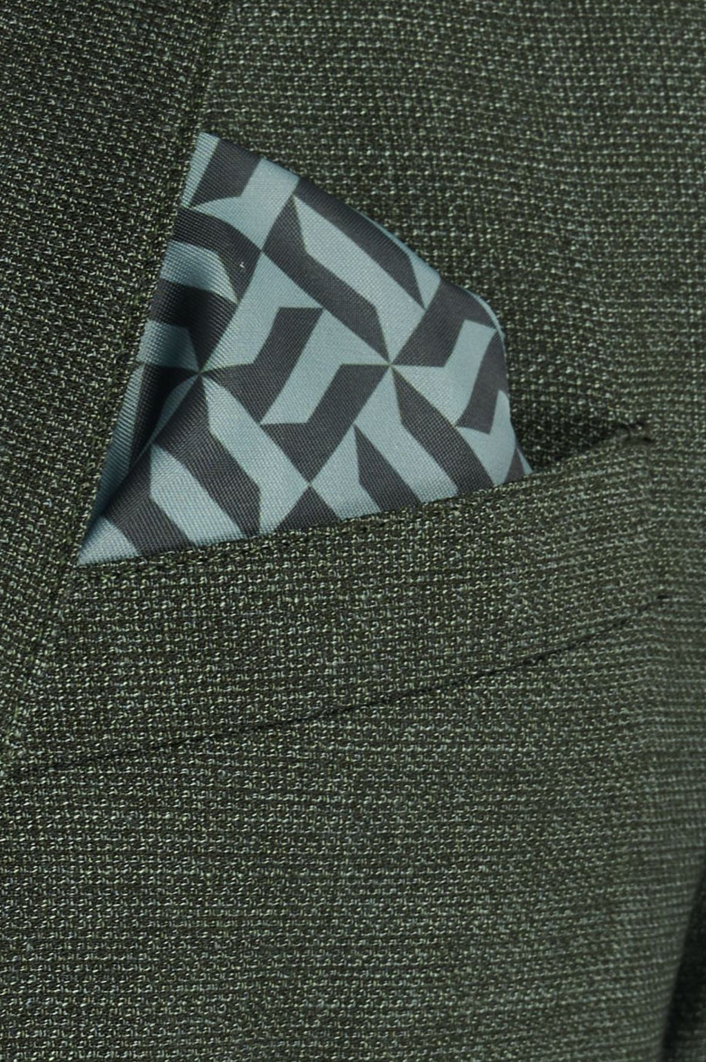 Sandro Linen Look Double Breasted Suit Jacket in Green RRP £129