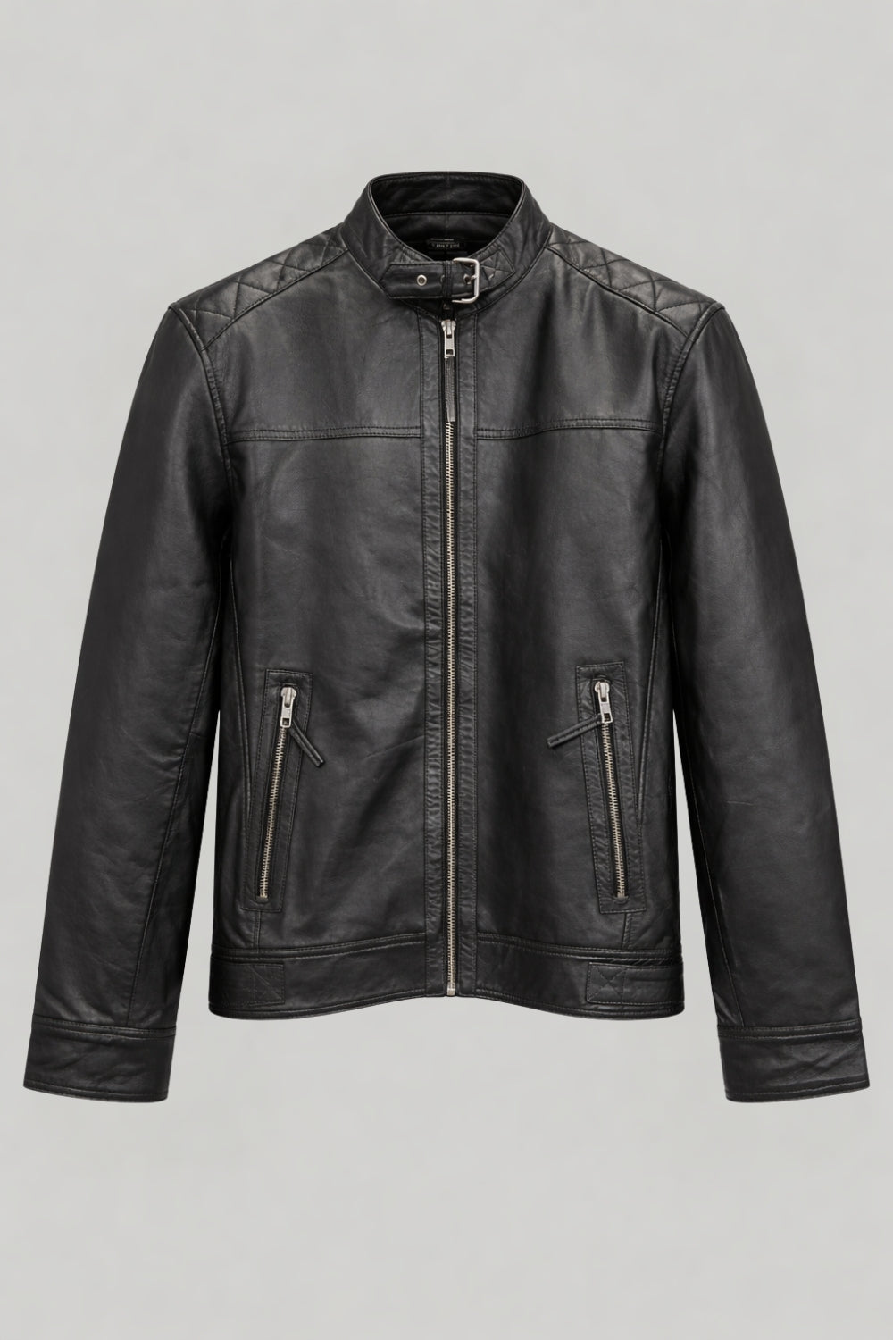 Elliot Leather Jacket in Black RRP £269