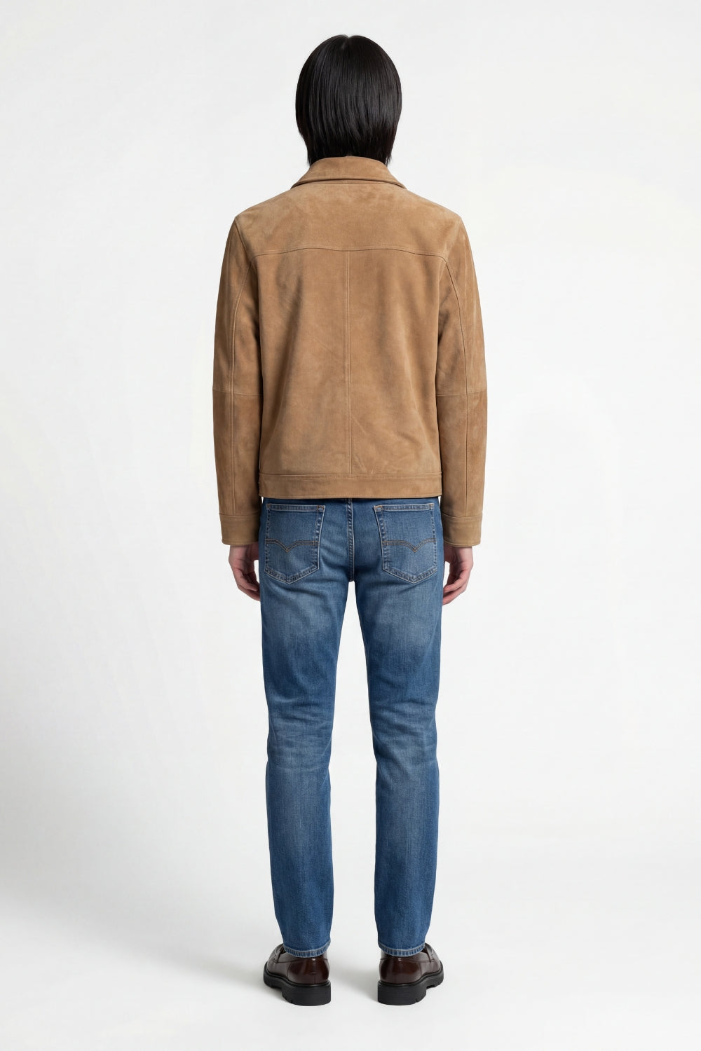 Suede Jacket in Camel RRP £299