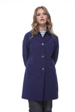 Load image into Gallery viewer, Jennifer Single Breasted Basic Mac in Navy RRP £159
