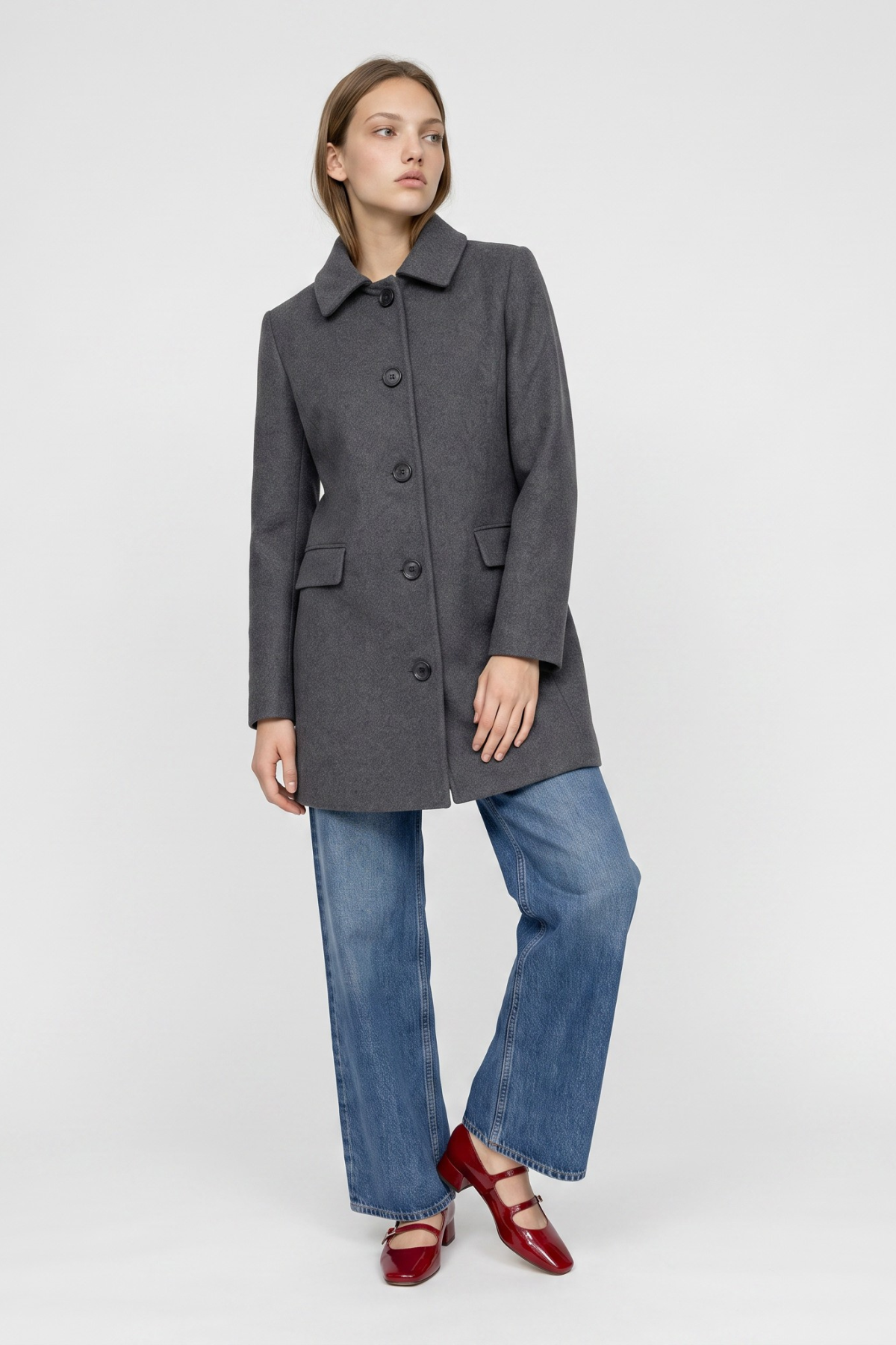 Pepper Coat Dark Grey RRP £179