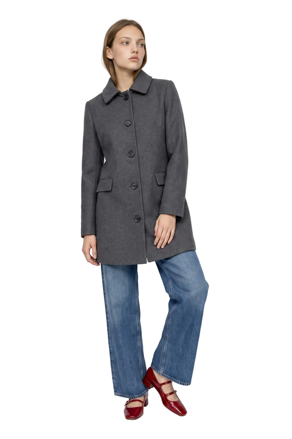 Pepper Coat Dark Grey RRP £179