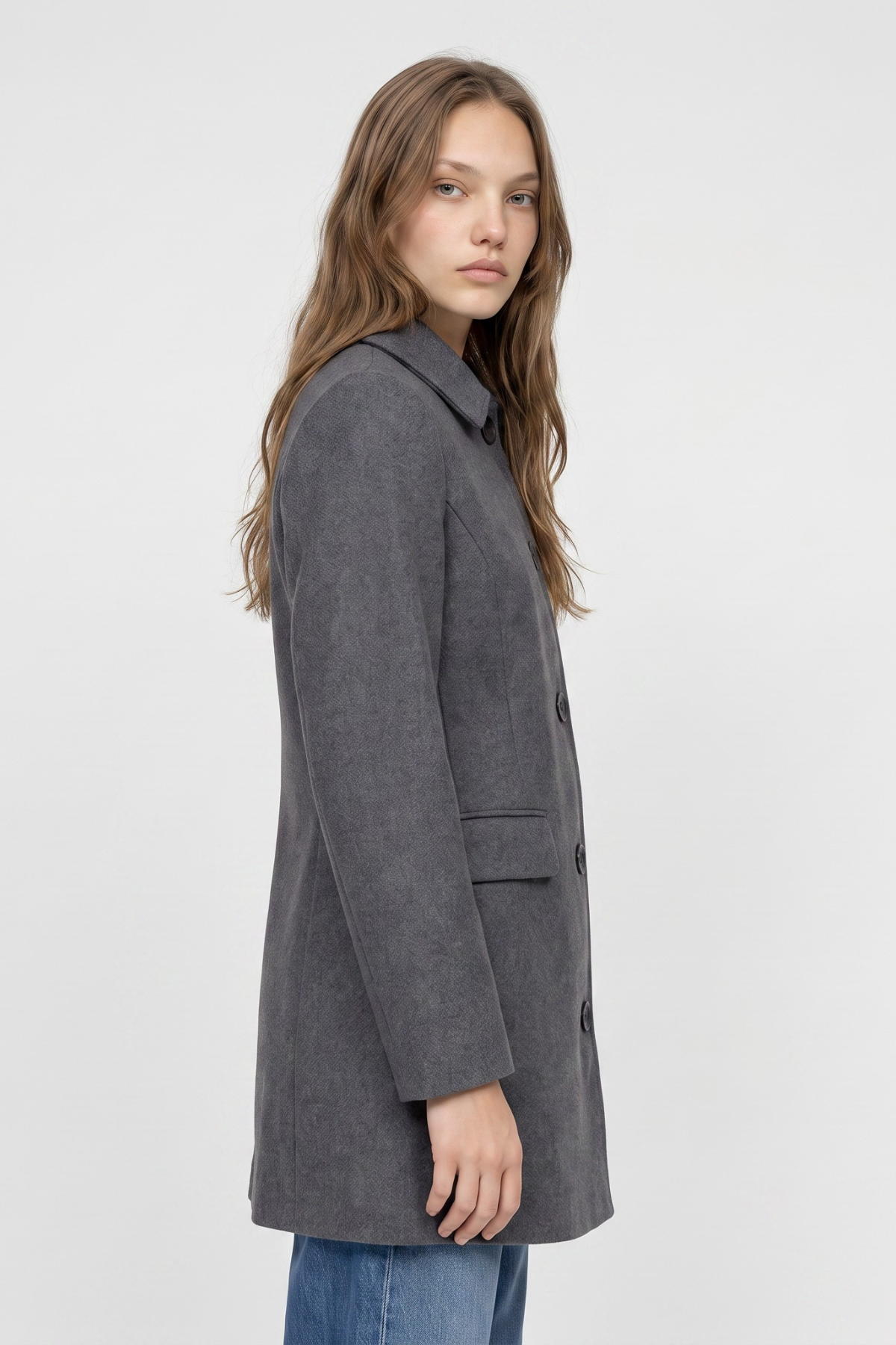 Pepper Coat Dark Grey RRP £179