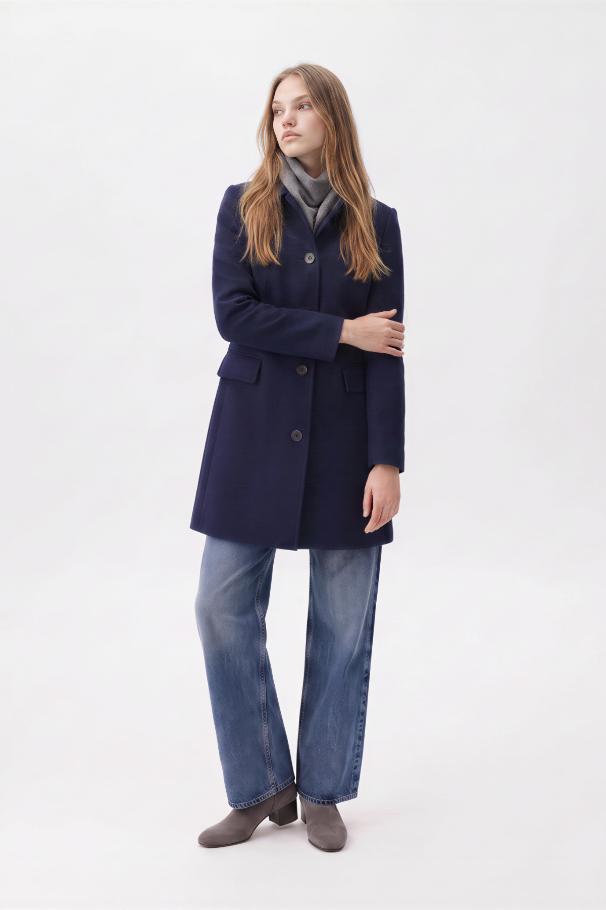 Pepper Coat Navy RRP £179