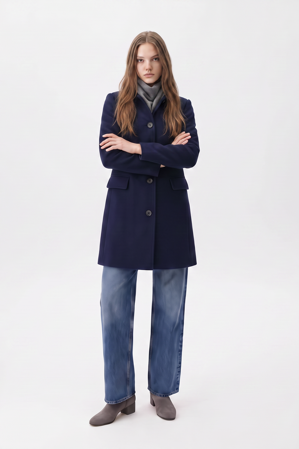 Pepper Coat Navy RRP £179