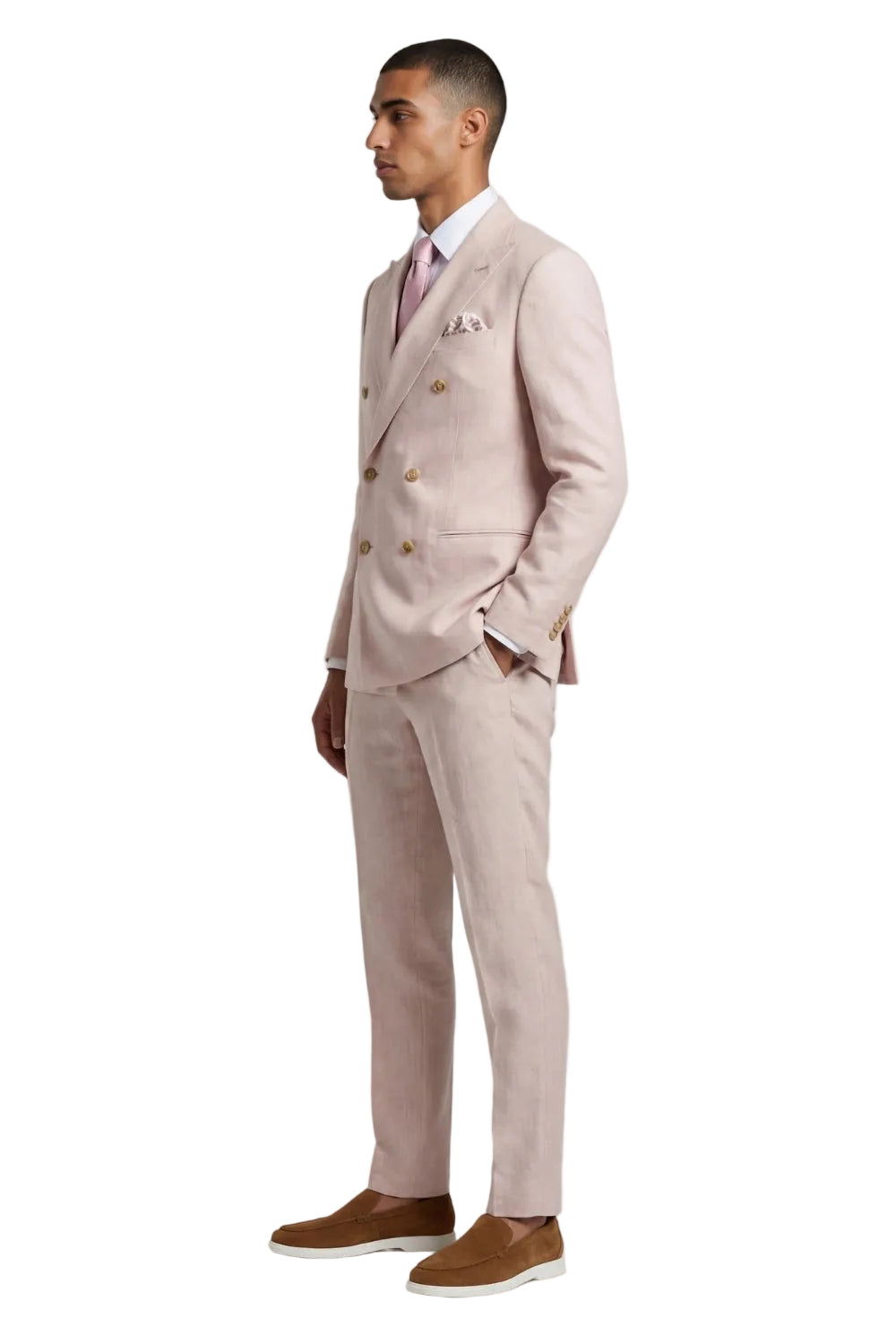 Giacomo Slim Fit Double Breasted Suit Jacket RRP £185