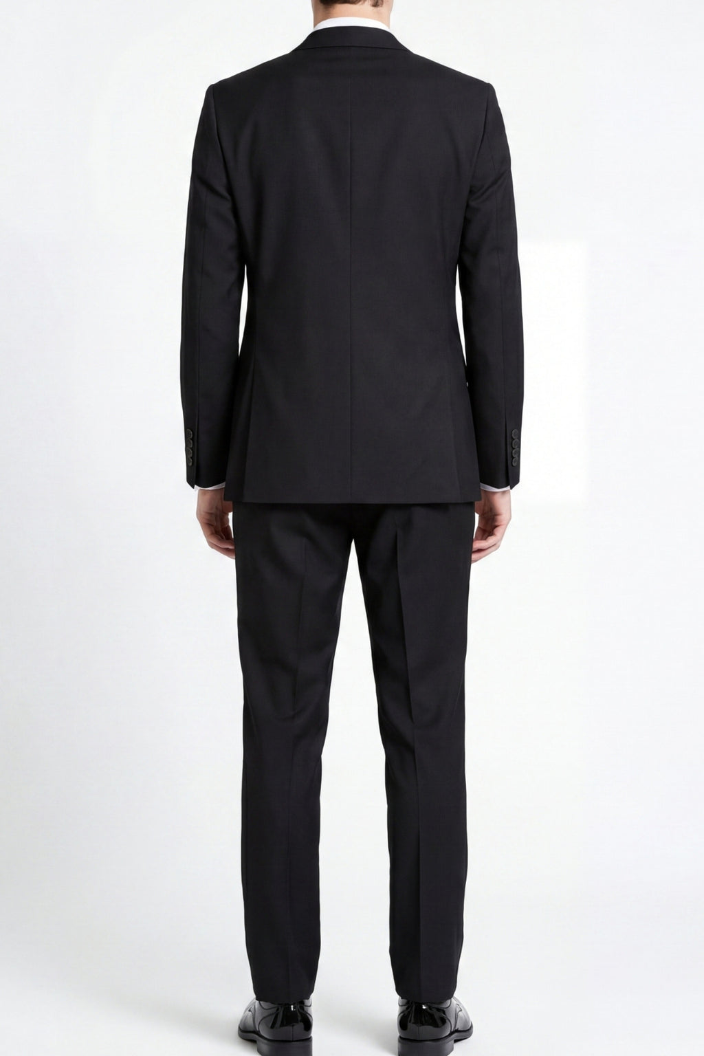 Raffi Harry Brown Tux Suit Jacket in Black RRP £110